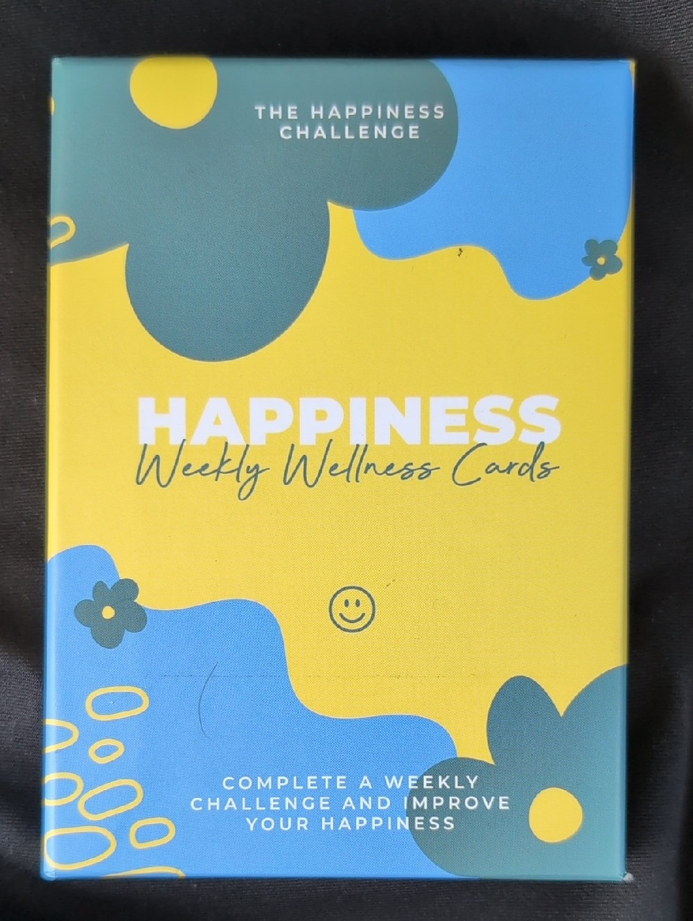 Happiness Challenge Weekly Wellness Card Set Colorful Sealed in Box